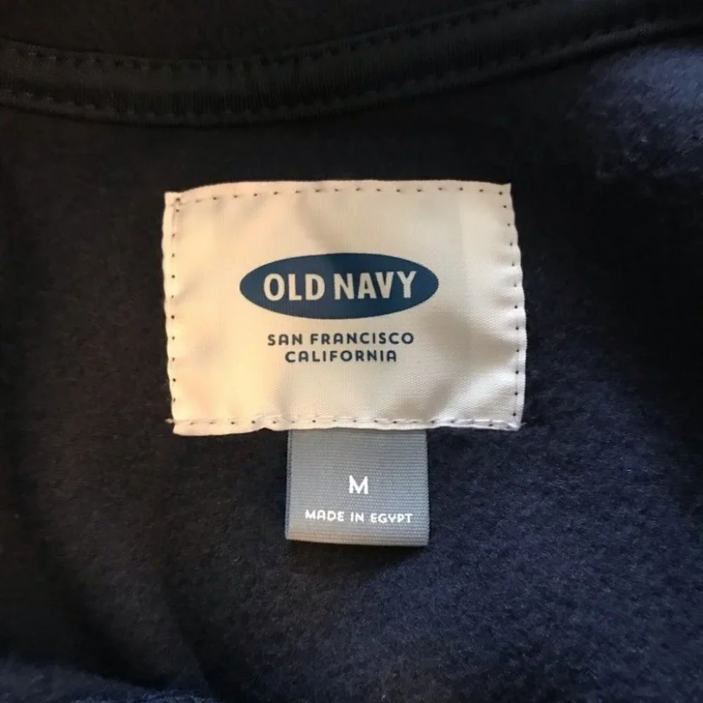 Old Navy Fleece ¼ Zip Pullover Sweater kids boys teens M New